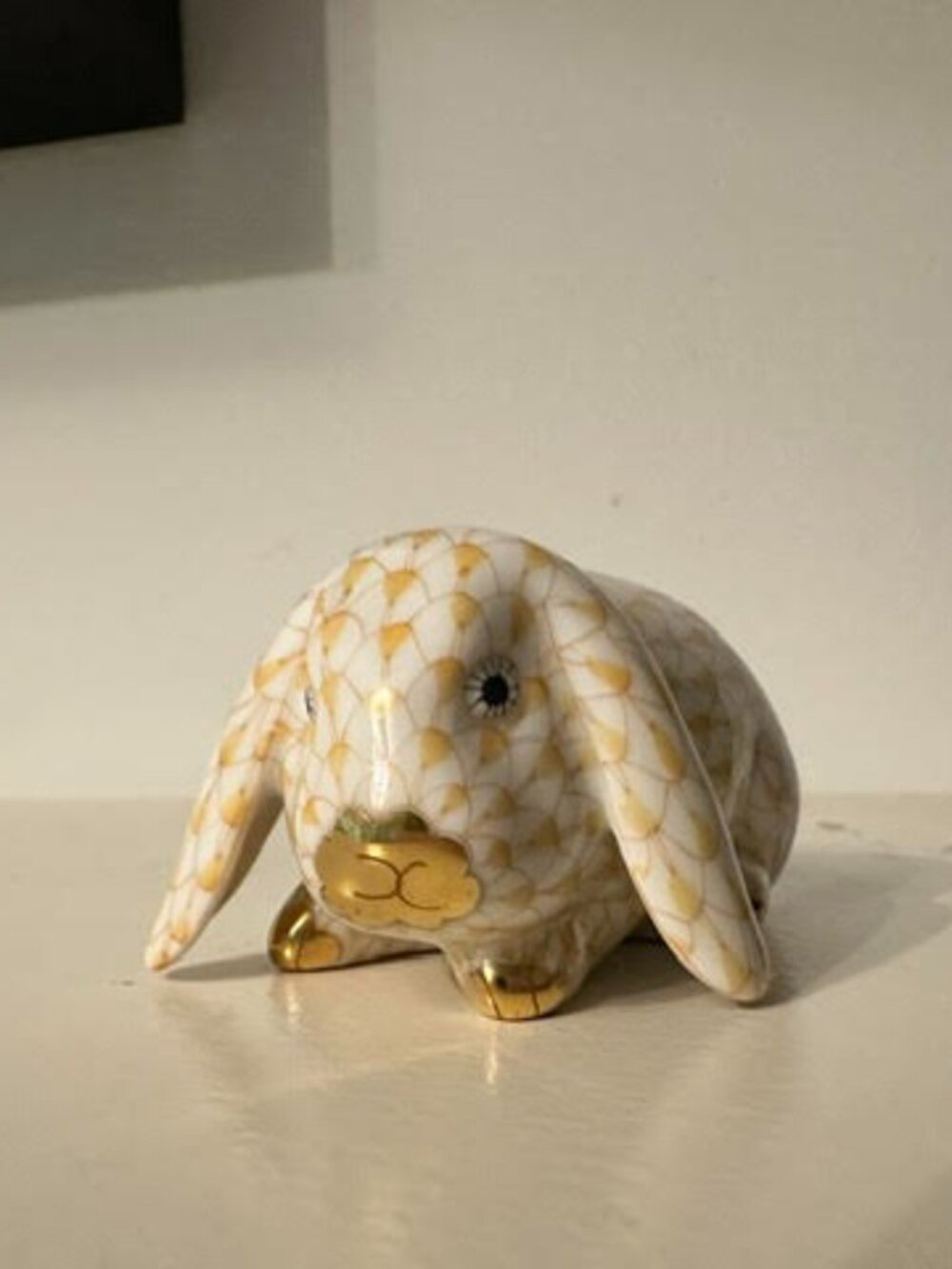Herend- Lop ear yellow bunny